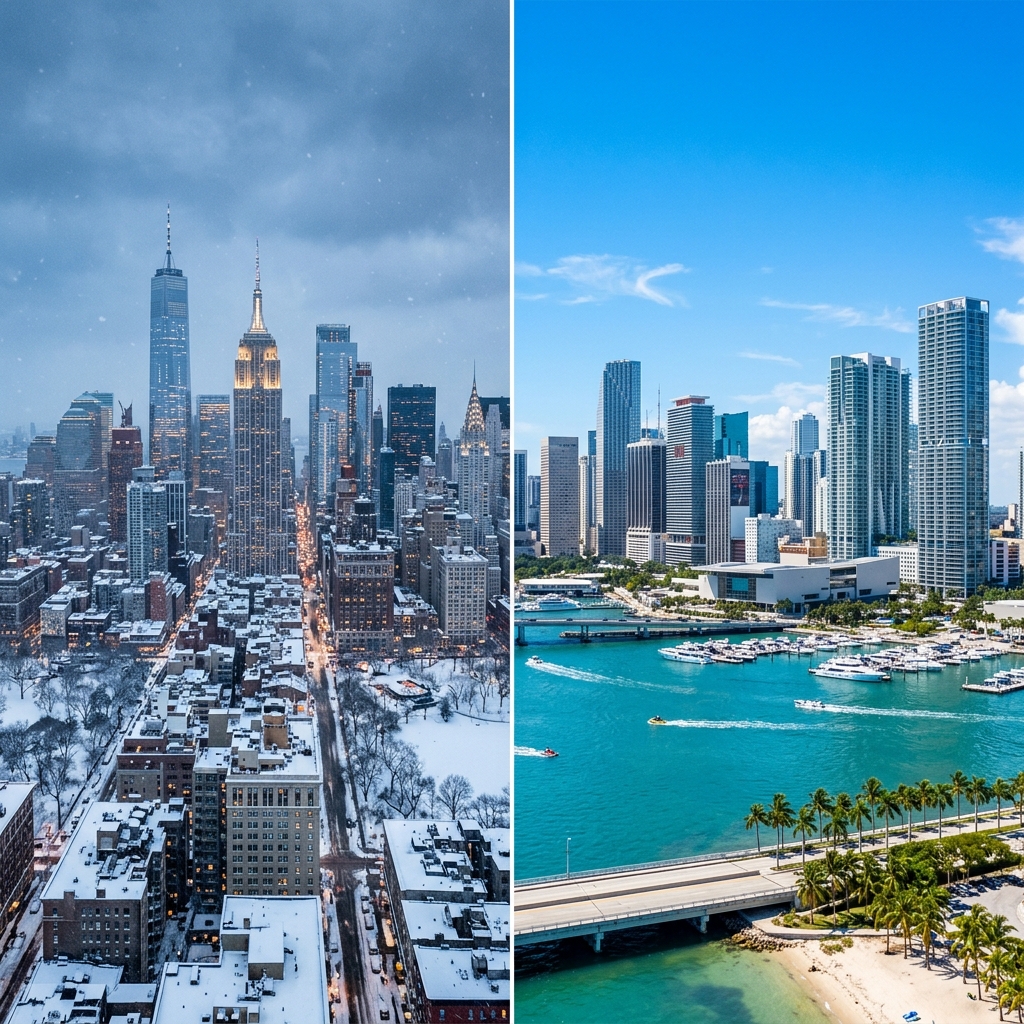 Nueva York vs. Miami: ¿Dónde Es Mejor Comprar Casa? Comparativa de Costos Reales